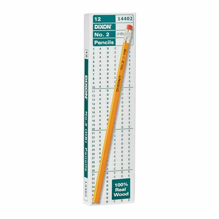 Dixon Ticonderoga No. 2 Pencils, Yellow, 144PK X14402
